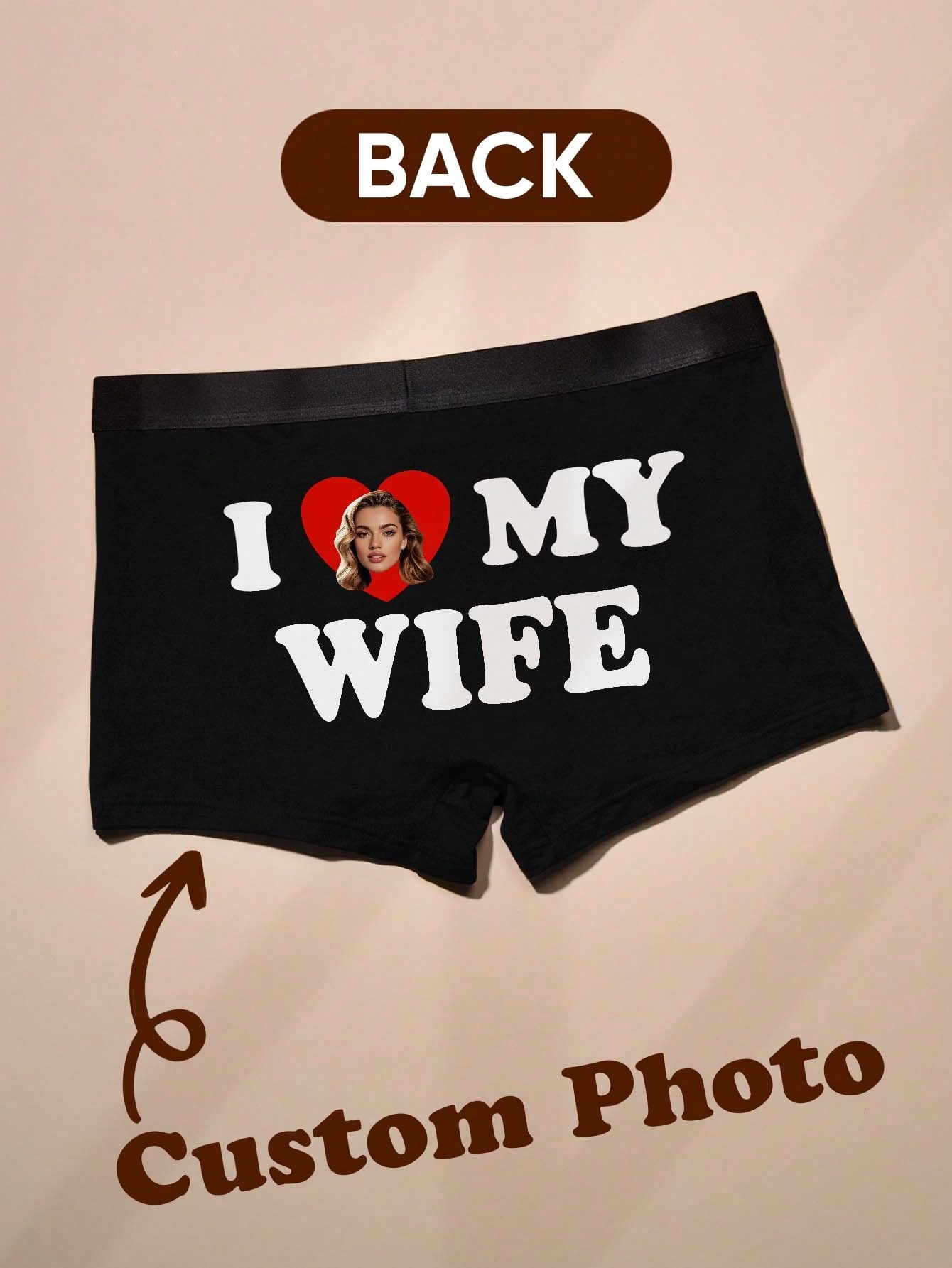 Boxer Brief Pack Cotton - Personalisierte Foto-Boxershorts für Männer Individuelle Baumwoll-Boxershorts