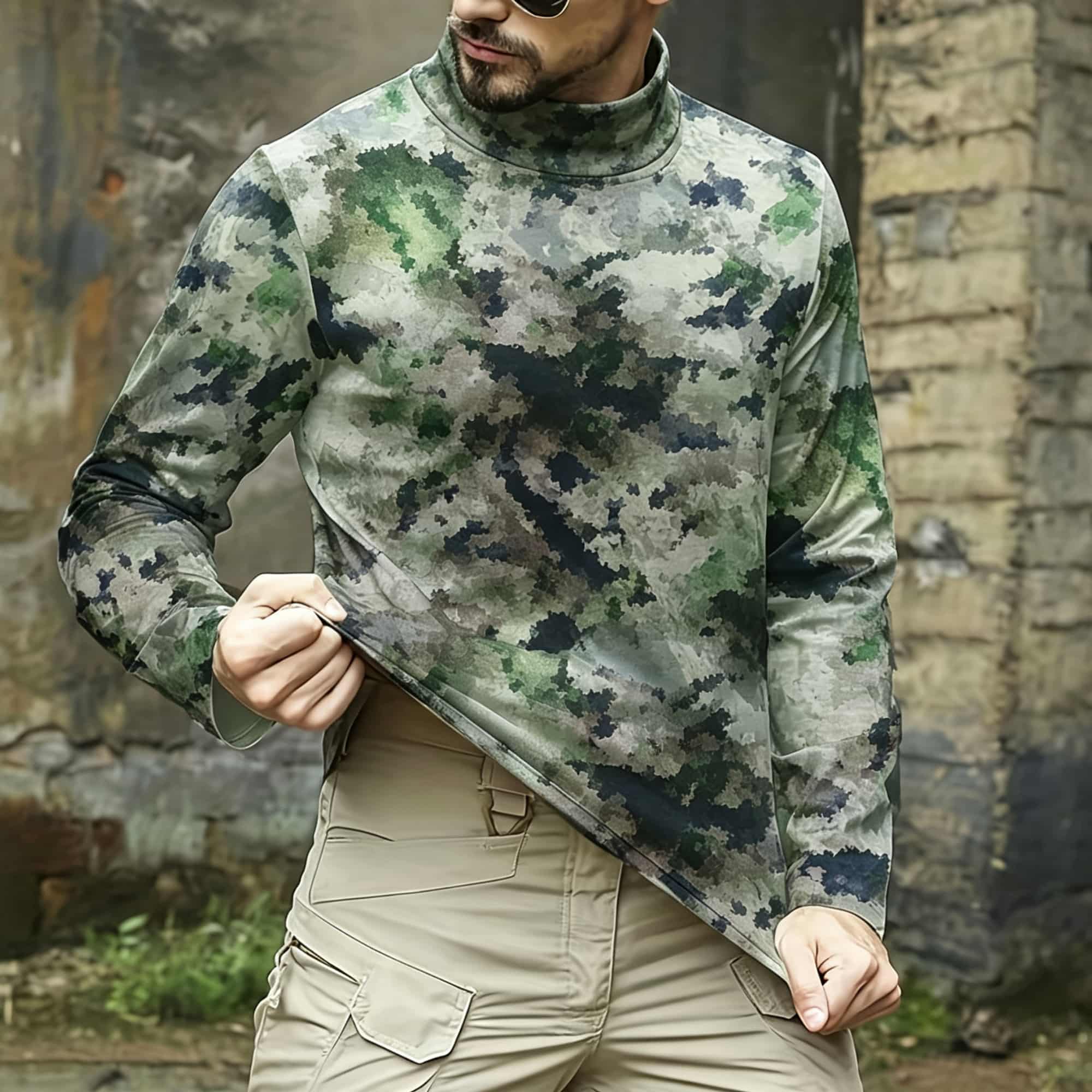 Herren Taktisches Camouflage-P – Base Layer Top Bewertung und Preis